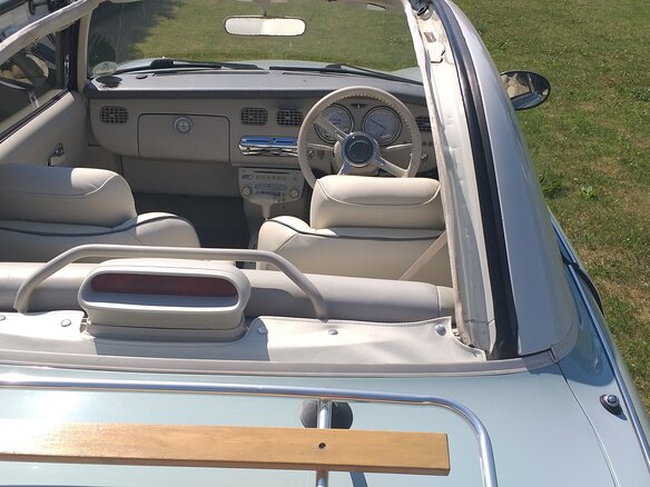 1991 Nissan Figaro, голубой, 3200000 рублей - вид 5