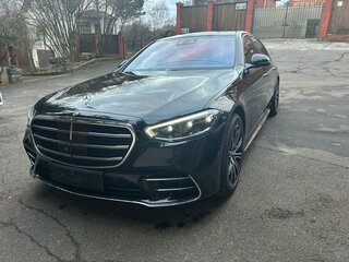 2022 Mercedes-Benz S-Класс 450 Long 4MATIC VII (W223), чёрный, 15400000 рублей, вид 4