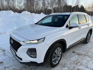 2018 Hyundai Santa Fe IV, белый, 5100000 рублей, вид 3