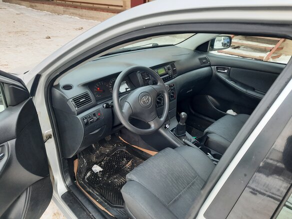 2003 Toyota Corolla IX (E120, E130), белый, 550000 рублей - вид 10