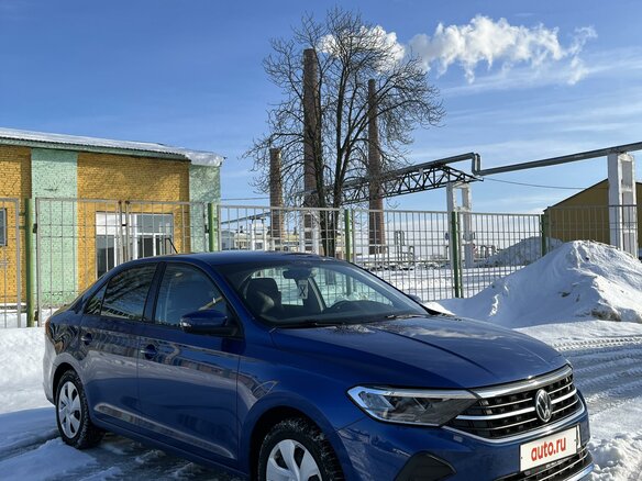 2020 Volkswagen Polo VI, синий, 1800000 рублей - вид 7