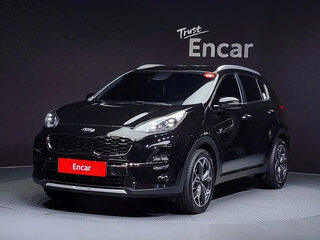 2021 Kia Sportage IV Рестайлинг, чёрный, 1950000 рублей, вид 1