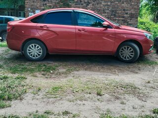 2016 Lada (ВАЗ) Vesta I, красный, 500000 рублей, вид 4