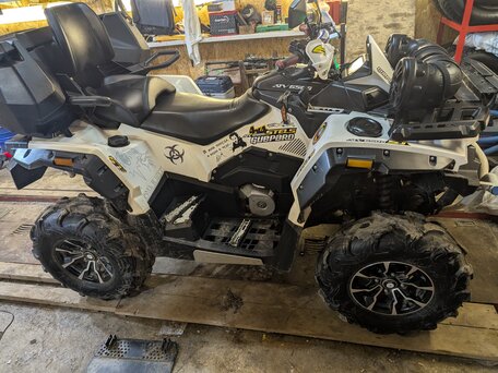 2019 Stels ATV-800 Guepard Trophy, белый, 650000 рублей, вид 1