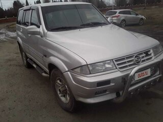 1997 SsangYong Musso I, серебристый, 630000 рублей, вид 4