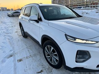 2018 Hyundai Santa Fe IV, белый, 5100000 рублей, вид 5