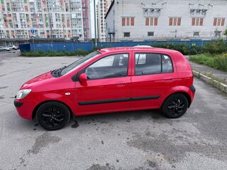 2010 Hyundai Getz I Рестайлинг, красный, 450000 рублей, вид 4