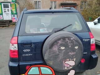 2012 Chery Tiggo (T11) I, синий, 450000 рублей, вид 3