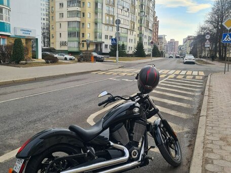 2007 Victory Vegas, чёрный, 506570 рублей, вид 1