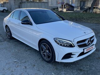 2018 Mercedes-Benz C-Класс 220 d IV (W205) Рестайлинг, белый, 4100000 рублей, вид 4