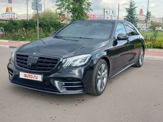 2017 Mercedes-Benz S-Класс 350 CDI BlueTEC Long 9G-TRONIC VI (W222, C217), чёрный, 3300000 рублей, вид 1