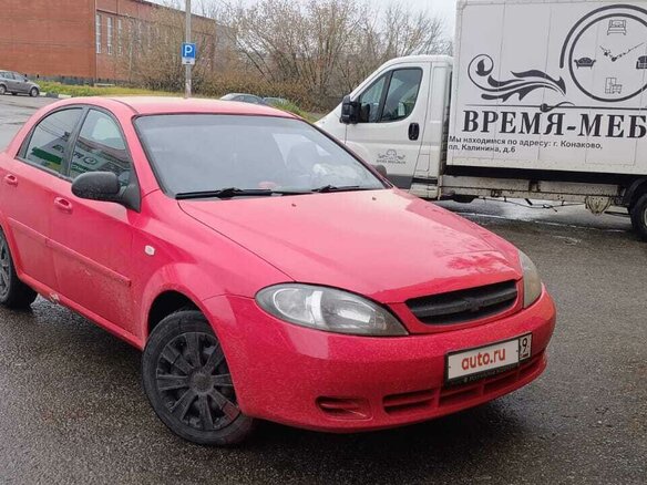 2007 Chevrolet Lacetti I, красный, 250000 рублей - вид 1