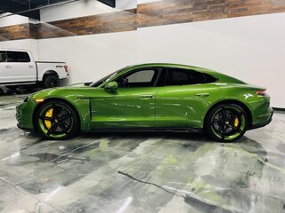 2022 Porsche Taycan Turbo S I, зелёный, 22075248 рублей, вид 4