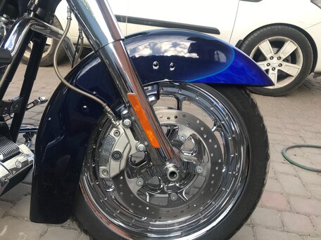 2007 Harley-Davidson CVO, синий, 1350000 рублей, вид 4