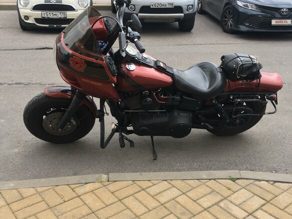 2009 Harley-Davidson Fat Bob, красный, 900000 рублей - вид 9