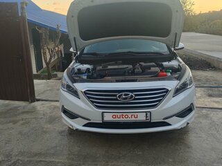 2015 Hyundai Sonata VII (LF), белый, 1200000 рублей, вид 3