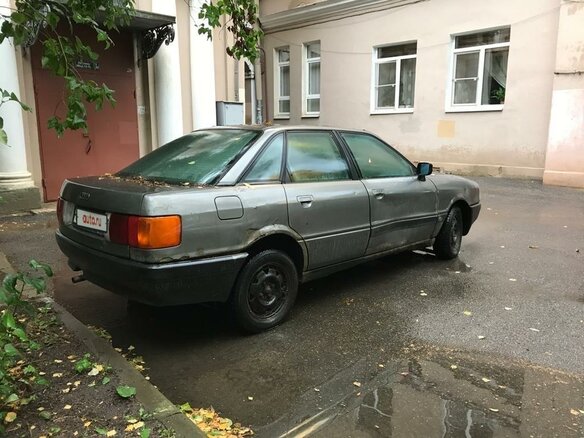 1990 Audi 80 IV (B3), серый, 85000 рублей - вид 3