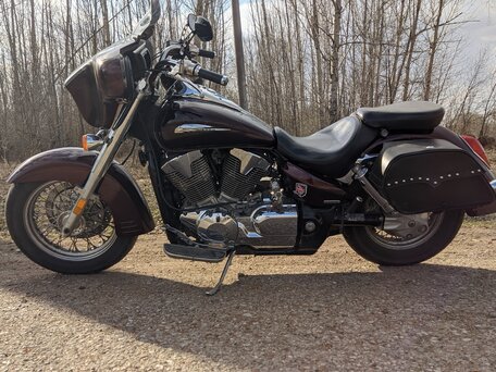 2004 Honda VTX 1300, красный, 610000 рублей, вид 4