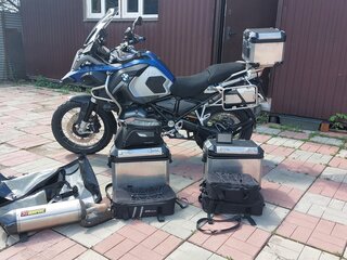 2014 BMW R 1200 GS Adventure, синий, 1100000 рублей, вид 1