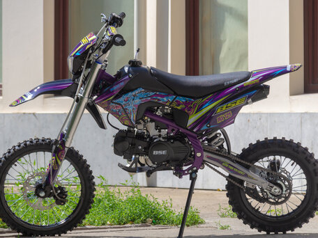 2023 BSE MX 125, фиолетовый, 104990 рублей, вид 2