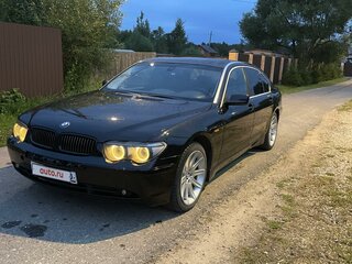 2004 BMW 7 серии Long 745Li IV (E65/E66), чёрный, 1100000 рублей, вид 1