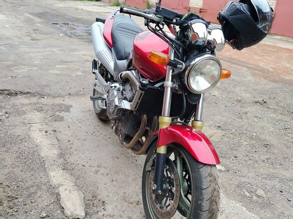 1999 Honda CB 650F, пурпурный, 350000 рублей - вид 1