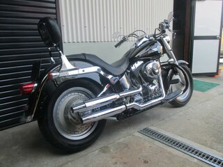 2005 Harley-Davidson Fat Boy, чёрный, 889000 рублей, вид 4