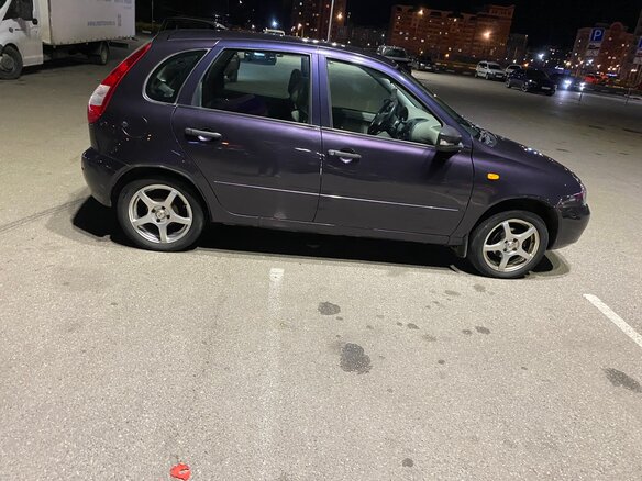 2008 Lada (ВАЗ) Kalina I, синий, 180000 рублей - вид 15
