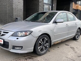 2008 Mazda 3 I (BK) Рестайлинг, серебристый, 450000 рублей, вид 1