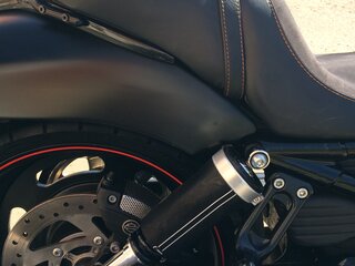 2008 Harley-Davidson V-Rod, чёрный, 1300000 рублей, вид 4