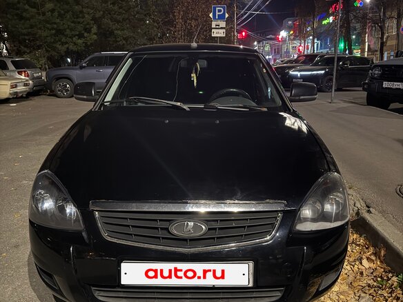 2012 Lada (ВАЗ) Priora I, чёрный, 200000 рублей - вид 1