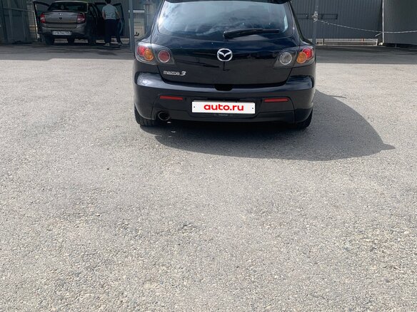2006 Mazda 3 I (BK) Рестайлинг, чёрный, 605000 рублей - вид 1