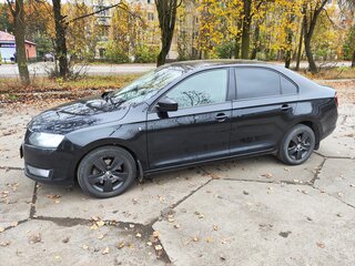2017 Skoda Rapid I, чёрный, 1300000 рублей, вид 4
