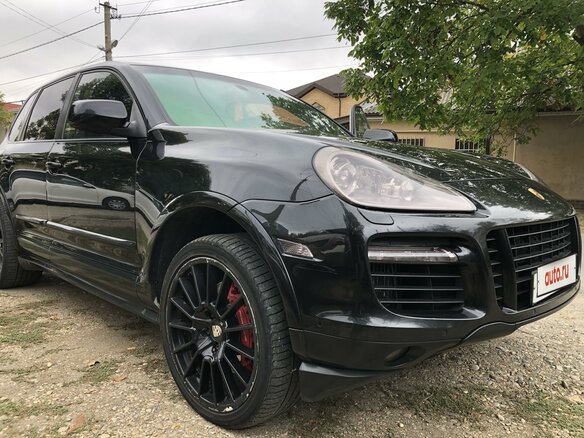 2007 Porsche Cayenne Turbo I Рестайлинг (957), чёрный, 1500000 рублей - вид 2