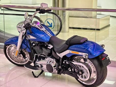 2025 Harley-Davidson Fat Boy, синий, 3750000 рублей, вид 2