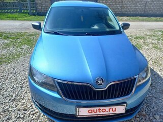 2017 Skoda Rapid I Рестайлинг, синий, 1400000 рублей, вид 2