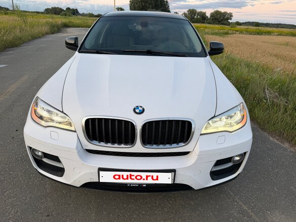 2014 BMW X6 30d I (E71) Рестайлинг, белый, 2400000 рублей - вид 5