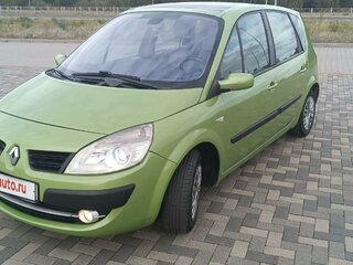 2008 Renault Scenic II Рестайлинг, зелёный, 590000 рублей, вид 4