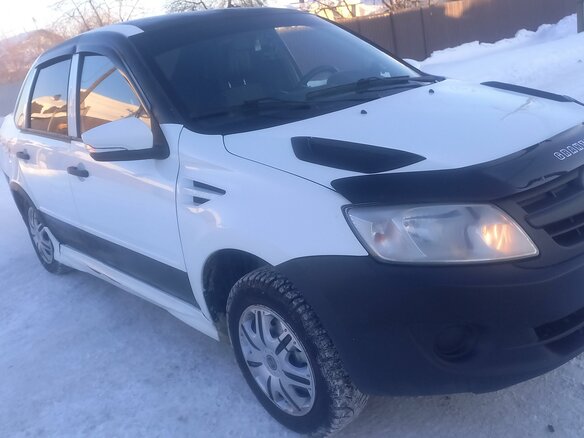 2014 Lada (ВАЗ) Granta I, белый, 520000 рублей - вид 16