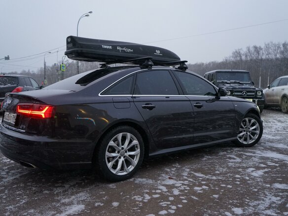 2015 Audi A6 IV (C7) Рестайлинг, серый, 2000000 рублей - вид 4