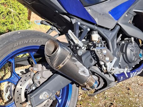 2015 Yamaha YZF-R3, синий, 290000 рублей, вид 4