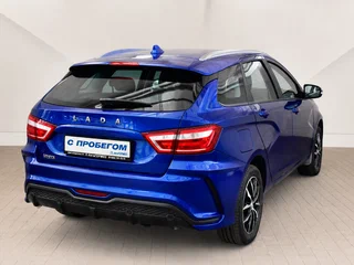 2021 Lada (ВАЗ) Vesta SW I, синий, 1115000 рублей, вид 4