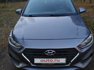 2017 Hyundai Solaris II, серый, 1610000 рублей, вид 2