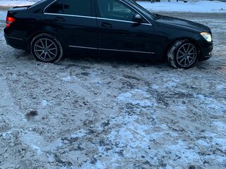 2008 Mercedes-Benz C-Класс 230 III (W204), чёрный, 1200000 рублей, вид 4