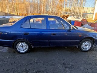 2007 Hyundai Accent ТагАЗ II, синий, 335000 рублей, вид 3
