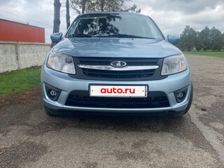 2016 Lada (ВАЗ) Granta I, голубой, 690000 рублей, вид 3