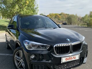 2017 BMW X1 20i xDrive II (F48), чёрный, 2580000 рублей, вид 2