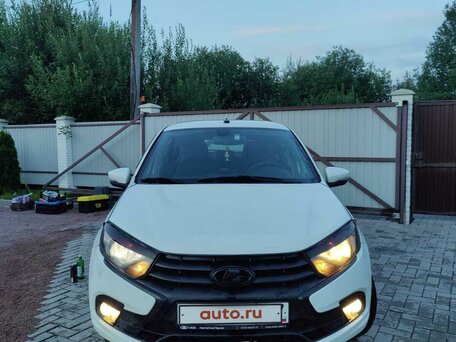 2019 Lada (ВАЗ) Granta I Рестайлинг, белый, 420000 рублей, вид 1