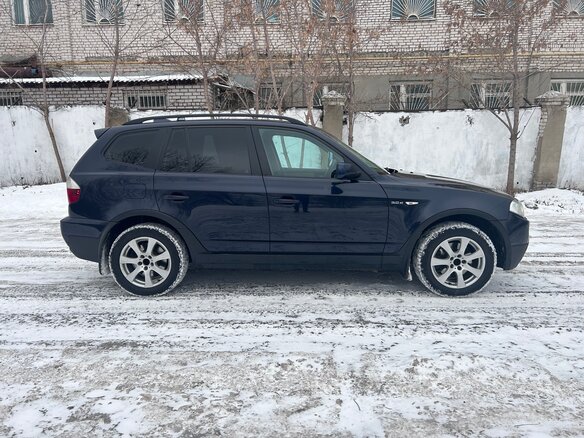 2008 BMW X3 30d I (E83) Рестайлинг, синий, 1500000 рублей - вид 9
