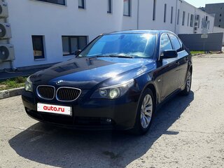 2006 BMW 5 серии 525i V (E60/E61), чёрный, 960000 рублей, вид 1